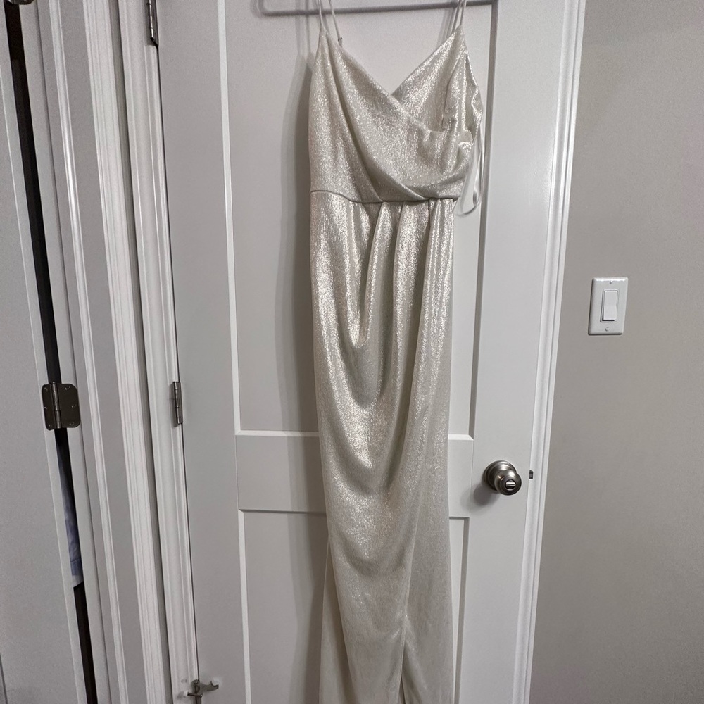 Windsor White/Ivory Gold Dress brand new